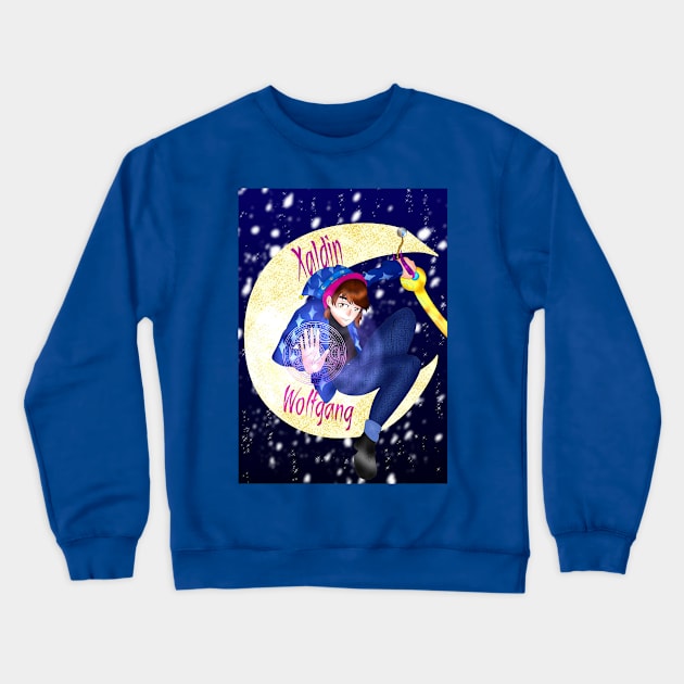 Xaldin Wolfgang Moon Crewneck Sweatshirt by Xaldin Wolfgang